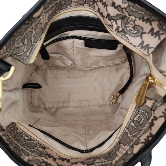 Michael Kors Emry Logo Lace MD Crossbody - Picture 5 of 8